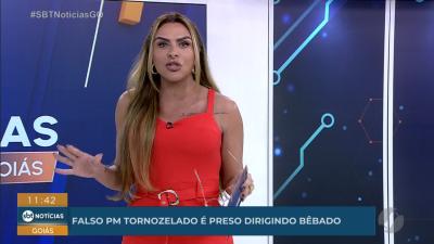 itemFalso policial tornozelado é preso dirigindo bêbado