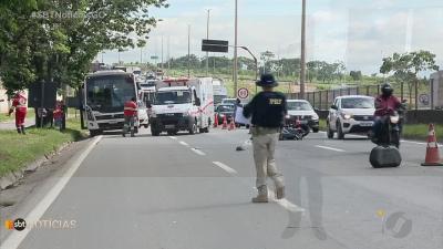 itemPC investigação do acidente que matou motociclista na BR-153 em Goiânia