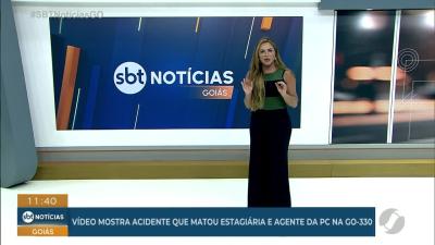 itemVídeo mostra acidente que matou estagiária e agente da PC na GO-330
