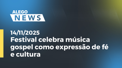 Imagem de capa do vídeo - Festival celebra música gospel como expressão de fé e cultura