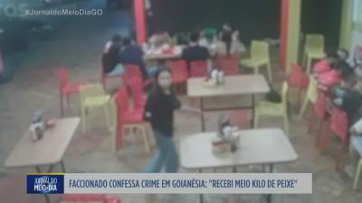 itemFaccionado confessa crime em lanchonete em Goianésia