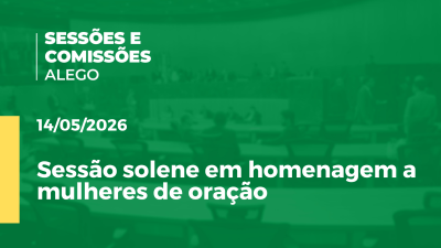 itemSessão solene em homenagem a mulheres de oração