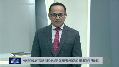 itemMomentos antes de mulher ser morta pelo ex-companheiro em hipermercado de Goiânia