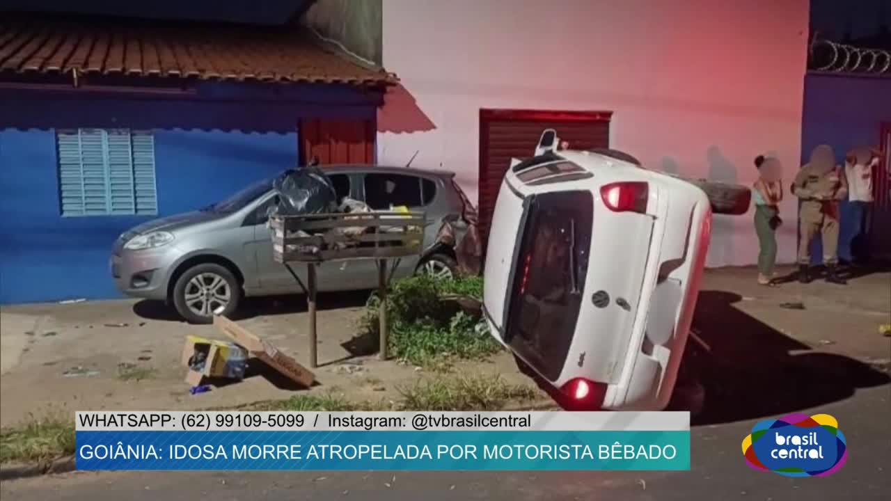 itemGoiânia: Motorista morre atropelado por Motorista Bêbado.