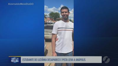 Estudante de Luziânia desaparece e pista leva a Anápolis