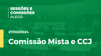 Imagem de capa do vídeo - Reuniões das comissões Mista e CCJ