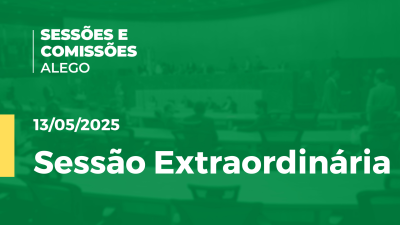 Imagem de capa do vídeo - Sessão Extraordinária
