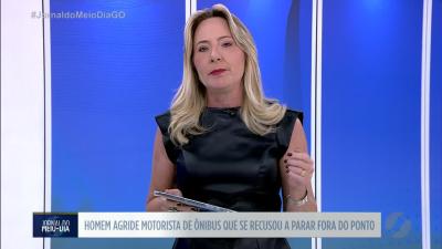 itemPassageiro agride motorista de ônibus que se recusou a parar fora do ponto em Rio Verde