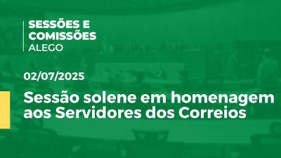 itemSessão solene em homenagem aos Servidores dos Correios