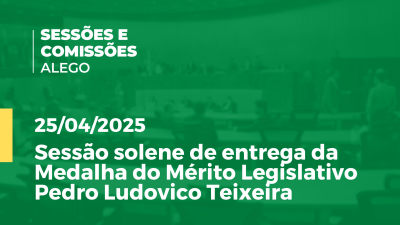 itemSessão solene de entrega de Título de Cidadania Goiana