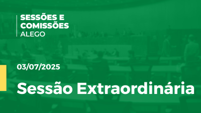 Imagem de capa do vídeo - Sessão Extraordinária