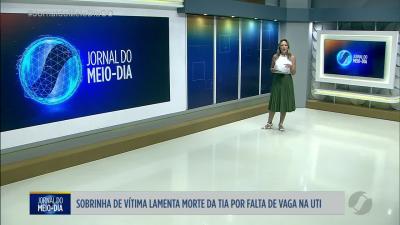 itemSobrinha lamenta morte de tia por falta de vaga em UTI em Goiânia