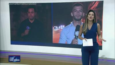 itemViatura da PM capota em Goiânia populares ajudam no socorro aos militares