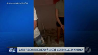 Quatro pessoas s&atilde;o presa por tr&aacute;fico de drogas em Aparecida de Goi&acirc;nia