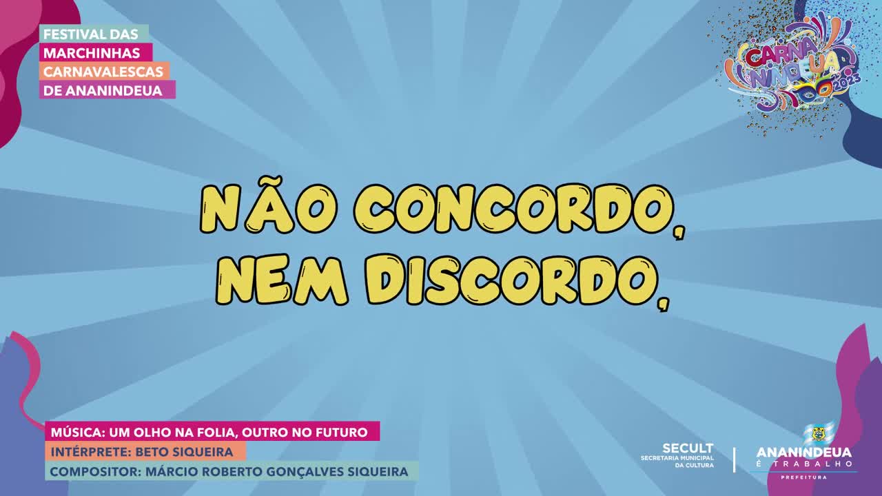 'Um olho na folia, outro no futuro'
