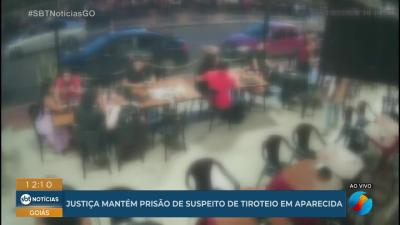 Justi&ccedil;a mant&eacute;m preso suspeito de tiroteio em bar de Aparecida de Goi&acirc;nia