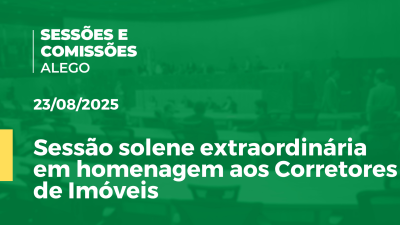 itemSessão solene extraordinária em homenagem aos corretores de imóveis