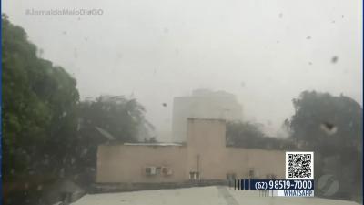 itemAlerta para tempestades e chuva de granizo em Goiás