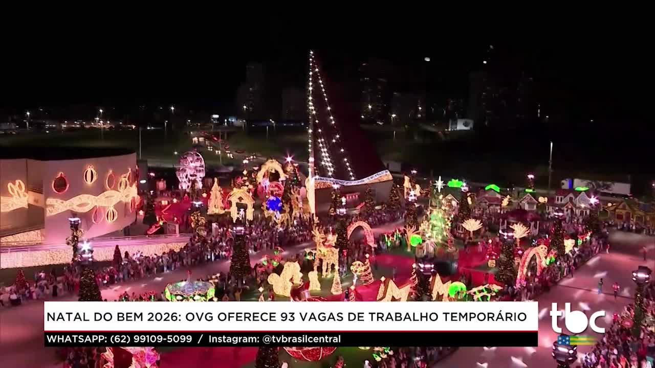 itemNatal do Bem 2026: OVG oferece 93 Vagas de Trabalho Temporário