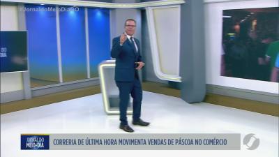 Compras de &uacute;ltima hora movimentam com&eacute;rcio na P&aacute;scoa