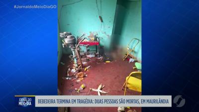Bebedeira terminou em tragédia, duas pessoas são mortas em Maurilândia