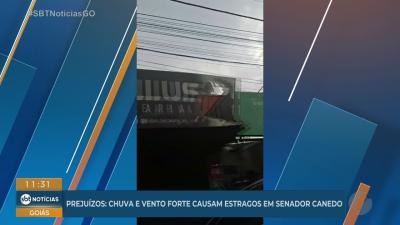 itemChuva e vento forte causam estragos em Senador Canedo