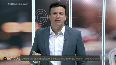 itemMotorista de ambulância é baleado na porta de hospital de Silvânia