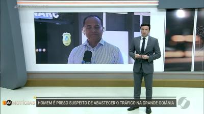 itemHomem é preso suspeito de abastecer o tráfico de drogas em Goiânia