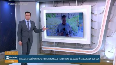 itemPreso em Goiânia suspeito de ameaças e tentativa de acesso à embaixada dos EUA em Brasília
