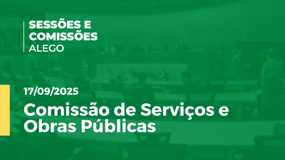 Imagem de capa do vídeo - Comissão de Serviços e Obras Públicas