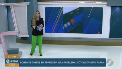Ponto de &ocirc;nibus em Aparecida de Goi&acirc;nia vira problema, motoristas n&atilde;o param