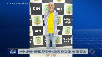 itemForagido da justiça por quatro homicídios é preso em Goiânia