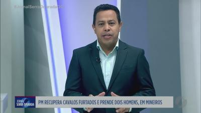 Apreensão de drogas em ônibus com ajuda de cães da PM