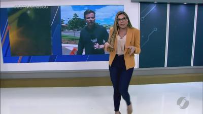 Prova pr&aacute;tica vira susto - carro perde controle no Detran