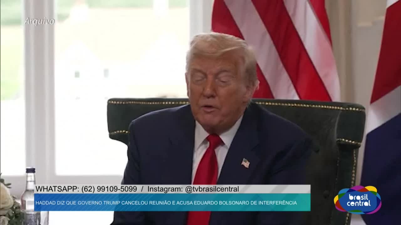 itemHaddad diz que Governo Trump cancelou Reunião e acusa Eduardo de interferência