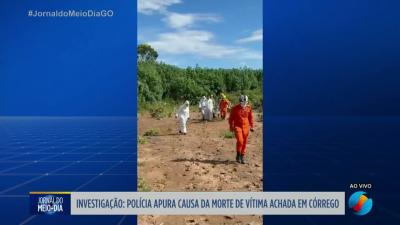 itemPolícia apura causa da morte de vítima achada em córrego