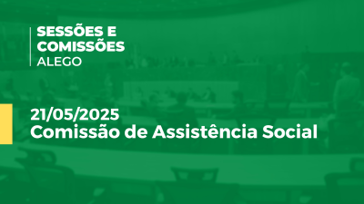 Imagem de capa do vídeo - Comissão de Assistência Social