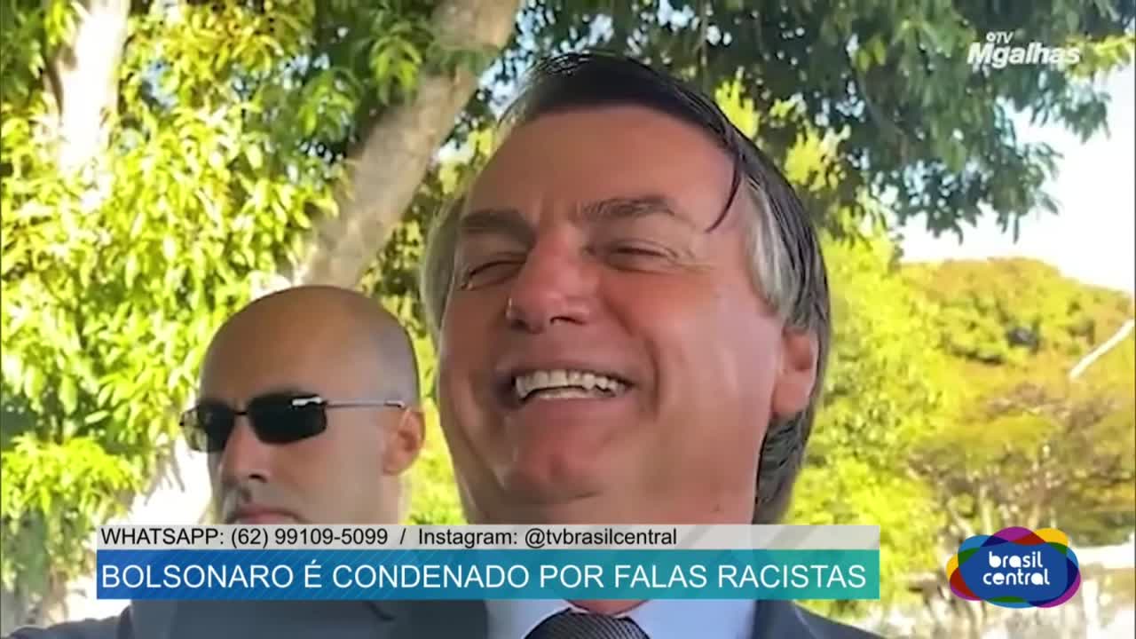 itemBolsonaro é condenado por falas Racistas