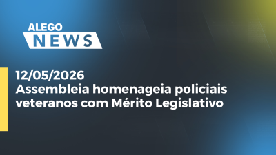 itemAssembleia homenageia policiais veteranos com Mérito Legislativo