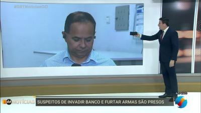 itemPM prende os homens que invadiram agência bancária para furtar armas em Goiânia