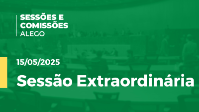Imagem de capa do vídeo - Sessão Extraordinária