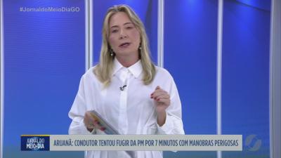 itemMotociclsita é preso por fugir da PM com manobras perigosas em Aruanã