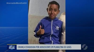 itemCriança esfaqueada por adolescente em Planaltina de Goiás