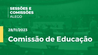 Imagem de capa do vídeo - Comissão de Educação