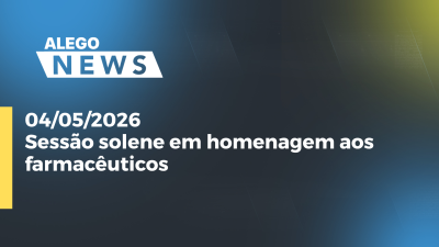 itemAssembleia homenageia farmacêuticos em Sessão Solene