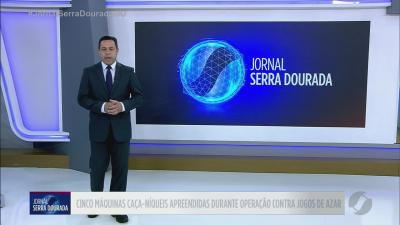 itemCinco máquinas caça-níqueis apreendidas durante operação contra jogos de azar