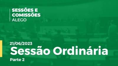 Imagem de capa do vídeo - Sessão Ordinária Alego