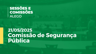 Imagem de capa do vídeo - Comissão de Segurança Pública