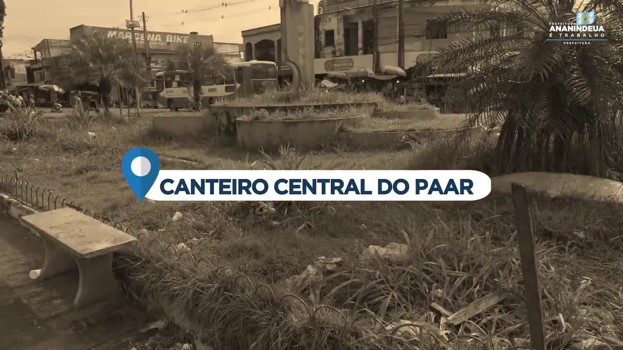 Canteiro Central do Paar - Etapa 1