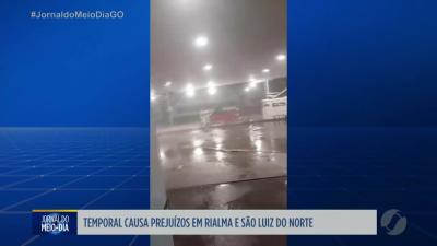 itemTemporal causa prejuízos em Rialma e São Luiz do Norte